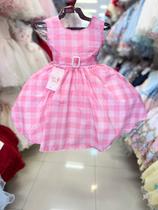 Vestido Infantil Festa Temático Rosa Da Barbie Vestido Infantil Festa Temático Rosa Da Barbie
