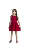 Vestido Infantil Festa Vermelho Ref H22045