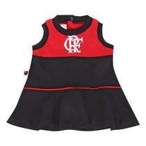 Vestido Infantil Flamengo Regata Oficial Menina Revedor