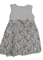 Vestido Infantil Floral Lacinho