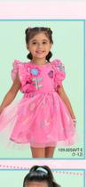 Vestido Infantil Flores