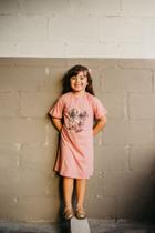 vestido infantil floresca” rose