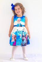 Vestido Infantil Frozen