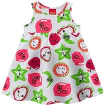 Vestido Infantil Frutas Kyly