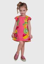 Vestido Infantil Frutas Kyly