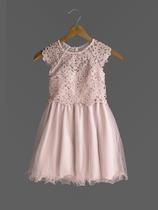Vestido Infantil Guipir Kanti - Look Sofisticado para Aniversário e Eventos Especiais