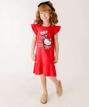 Vestido Infantil Hello Kitty Sanrio Tam 4 a 10-74166
