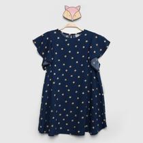 Vestido Infantil Hering Estampado Manga Curta