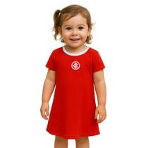 Vestido Infantil Internacional Tubinho Vermelho Oficial Vestido Infantil Internacional Tubinho Vermelho Oficial
