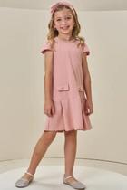 Vestido Infantil Jacquard Infanti Nude 85314