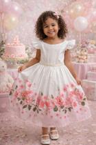 Vestido Infantil Jardim Dos Sonhos TAM:4 - PLANETA ROSA