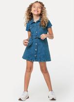 Vestido Infantil Jeans Carinhoso 4 ao 8 Ref. 98507