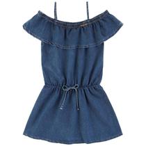 Vestido Infantil Jeans Pulla Bulla Ref. 39318 Vestido Infantil Jeans Pulla Bulla Ref. 39318