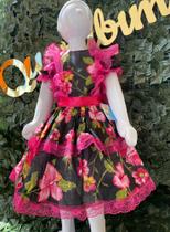 Vestido infantil junino maria bonita mb 0005