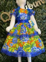 Vestido infantil junino maria bonita mb 0010