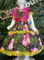 Vestido infantil junino maria bonita mb 0014