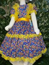 Vestido infantil junino maria bonita mb 0020