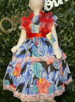 Vestido infantil junino maria bonita mb 0025