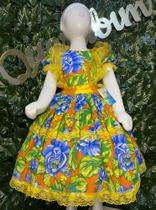 Vestido infantil junino maria bonita mb 0027