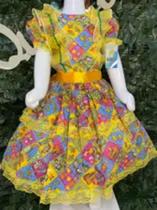 Vestido infantil junino maria bonita mb 0044