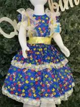 Vestido infantil junino maria bonita mb 0048 Vestido infantil junino maria bonita mb 0048