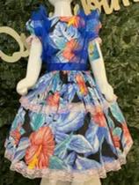 Vestido infantil junino maria bonita mb 0049