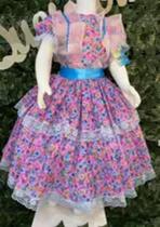 Vestido infantil junino maria bonita mb 0097