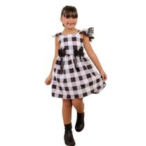 vestido infantil juvenil antonia festa junina natal moda menina