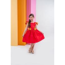 Vestido infantil juvenil antônia