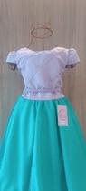 Vestido Infantil Juvenil Luxo de Festa Aniversário Princesa Sereia Brilhante Pérola Vestido Infantil Juvenil Luxo de Festa Aniversário Princesa Sereia Brilhante Pérola