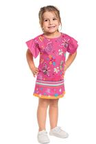 Vestido Infantil Kely Kety Borboletas - Rosa - 1
