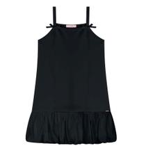 Vestido Infantil Kukiê Saia Balonê em Fly Tech Preto Tamanho:12Cor:Igual da foto Vestido Infantil Kukiê Saia Balonê em Fly Tech Preto Tamanho:12Cor:Igual da foto