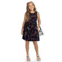 Vestido Infantil Kyly Cat Menina