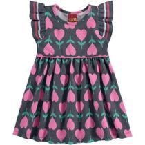 Vestido Infantil Kyly Meia Malha