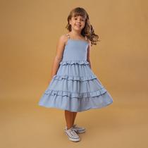 Vestido Infantil Lagoa azul Brunisa 414