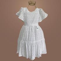 Vestido Infantil Laise Verano - Look Delicado para Eventos e Batizado