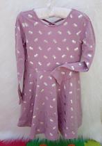 Vestido Infantil Lilás Estampado Veste 3-3,5 Anos Vestido Infantil Lilás Estampado Veste 3-3,5 Anos