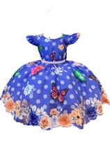 Vestido Infantil Lilás Jardim Das Borboletas Cinto Pérolas Vestido Infantil Lilás Jardim Das Borboletas Cinto Pérolas