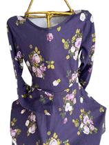 Vestido Infantil Lilás Manga Comprida Tam 7 e 8 Anos Vestido Infantil Lilás Manga Comprida Tam 7 e 8 Anos