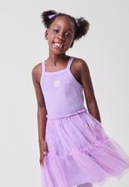 Vestido Infantil Lilás Menina BIMBI Vestido Infantil Lilás Menina BIMBI
