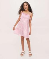 Vestido Infantil Listrado Tam 10 a 16-82016 Vestido Infantil Listrado Tam 10 a 16-82016