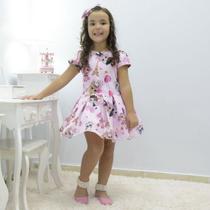 Vestido infantil Lol Paris rosa