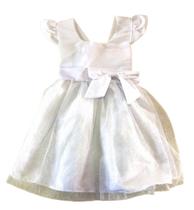 Vestido Infantil Luxo Com Tule Com Glitter Natal Batizado Vestido Infantil Luxo Com Tule Com Glitter Natal Batizado