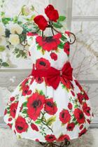 Vestido Infantil Luxo Floral