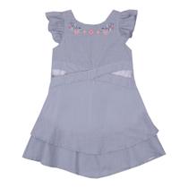 Vestido Infantil Luxo Menina Bordado Paraiso Verão Ref 15647 Vestido Infantil Luxo Menina Bordado Paraiso Verão Ref 15647