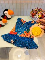 Vestido infantil luxo verão - com colar incluso