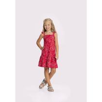 Vestido Infantil Malha Nikko com Babados Alakazoo Ref. 42894 Vestido Infantil Malha Nikko com Babados Alakazoo Ref. 42894