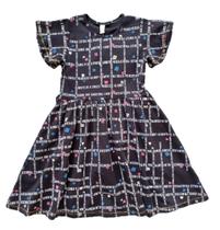 Vestido Infantil Manga Curta Glinny Vestido Infantil Manga Curta Glinny