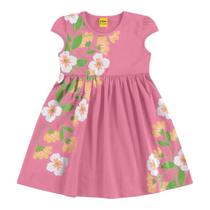 Vestido infantil manga curta rovi kids
