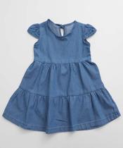 Vestido Infantil Manga Curta Tam 1 a 3-56205